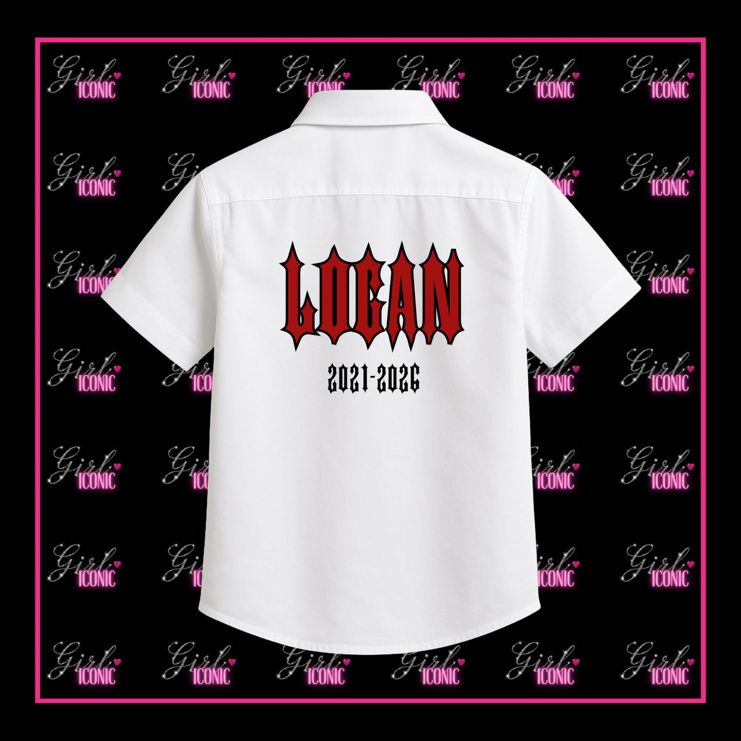 Personalised Unisex School Leavers Shirt - Trap Spike Fashion