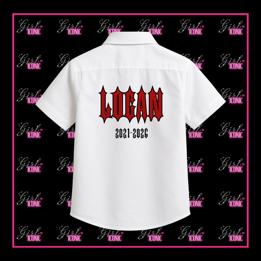 Personalised Unisex School Leavers Shirt - Trap Spike Fashion