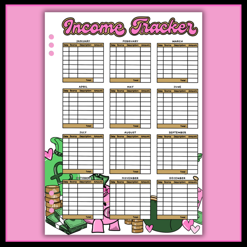 Income Tracker - Single Page