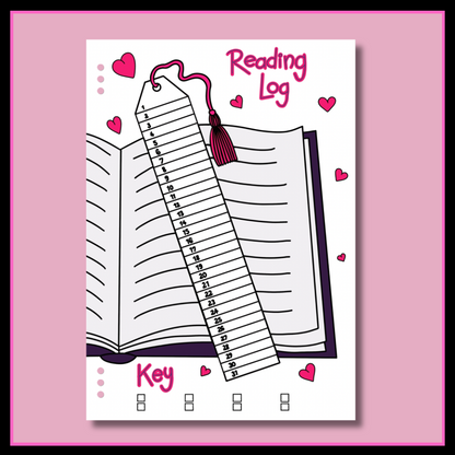Reading Log - 12 Page Set
