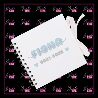 Personalised School Leavers Memory Scrap Book - Pretty Perfect