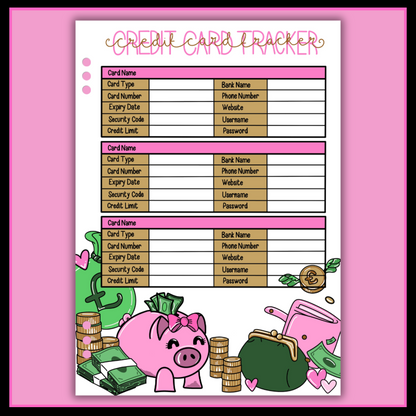 Money & Savings Journal Page Bundle - DIGITAL DOWNLOAD