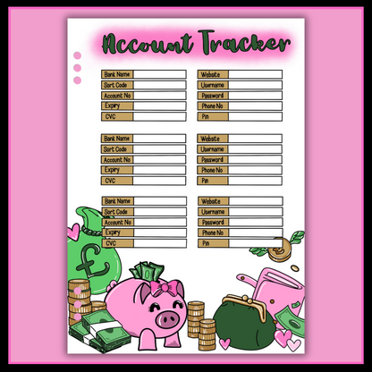 Money & Savings Journal Page Bundle - DIGITAL DOWNLOAD