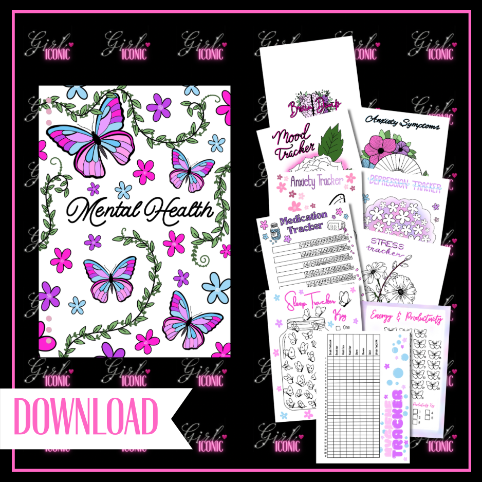 Mental Health Journal Page Set - DIGITAL DOWNLOAD