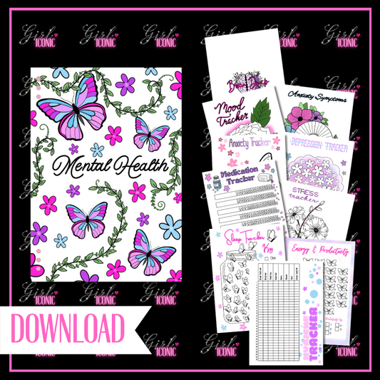 Mental Health Journal Page Set - DIGITAL DOWNLOAD