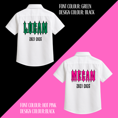 Personalised Unisex School Leavers Shirt - Trap Spike Fashion