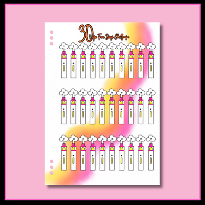 Health & Wellness Journal Page Bundle - DIGITAL DOWNLOAD