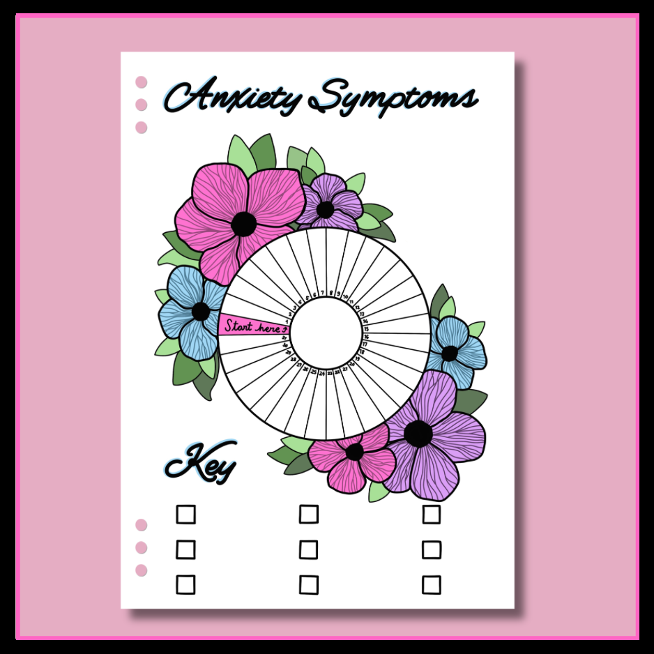 Anxiety Symptoms Tracker - Single Page