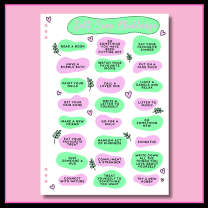 Self Care Journal Page Bundle - DIGITAL DOWNLOAD