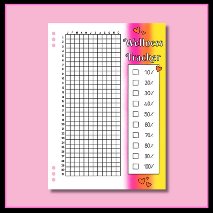 Health & Wellness Journal Page Bundle - DIGITAL DOWNLOAD