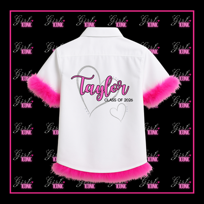 Personalised School Leavers Shirt - Romantica