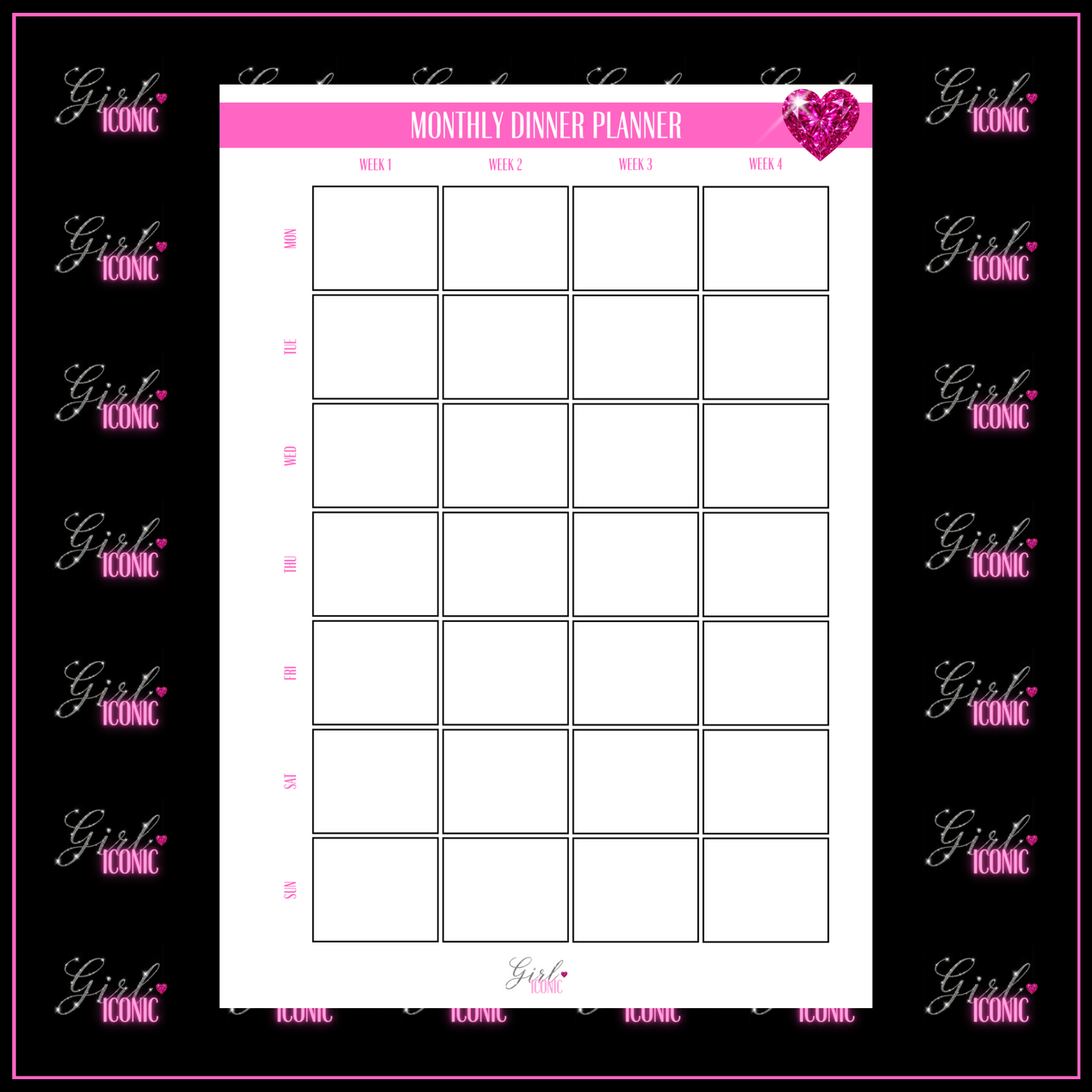Food & Meal Planning Page Set - DIGITAL DOWNLOAD