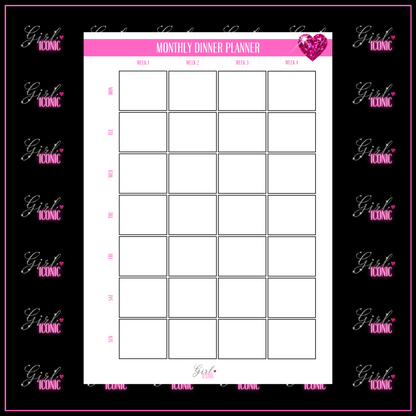 Food & Meal Planning Page Set - DIGITAL DOWNLOAD