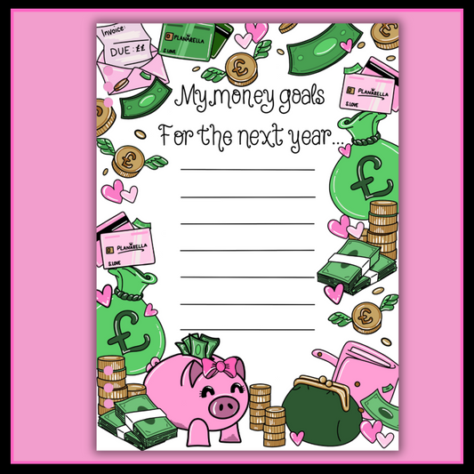 My Money Goals - Single Page