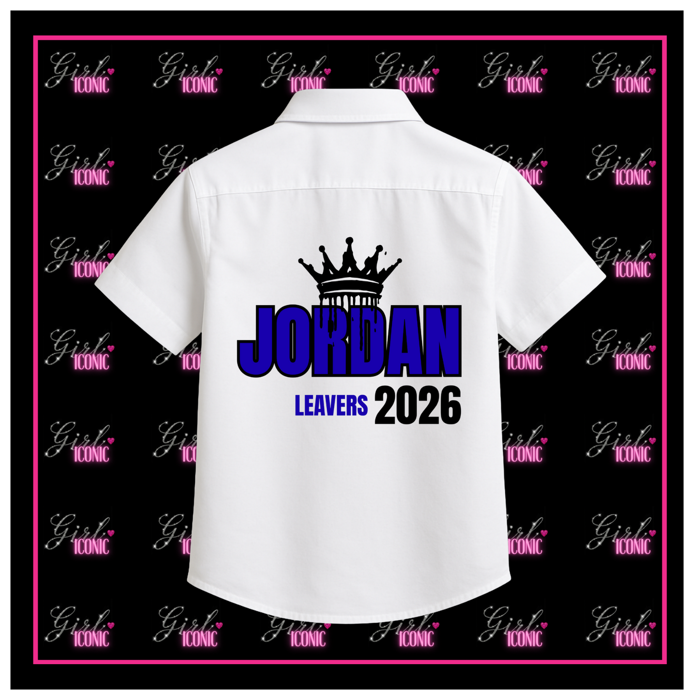 Personalised Unisex School Leavers Shirt - Street Royalty