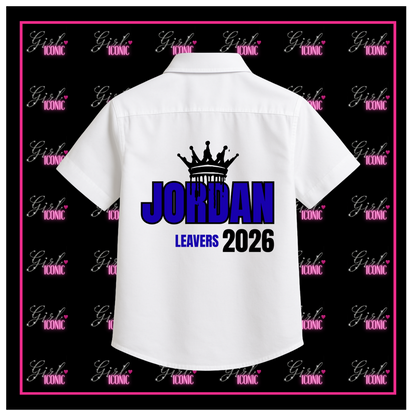 Personalised Unisex School Leavers Shirt - Street Royalty