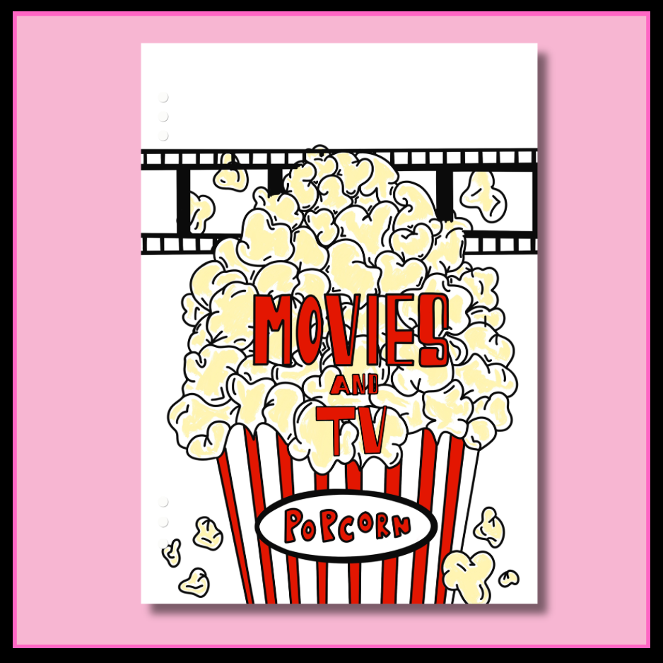 Movies & Tv Journal Page Bundle - DIGITAL DOWNLOAD