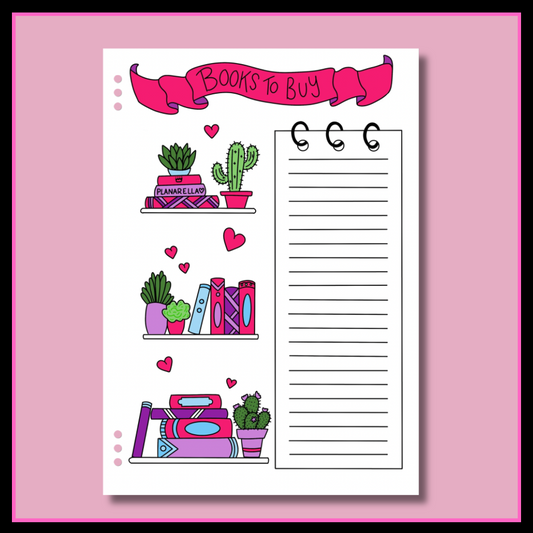 Books To Buy - Single Page