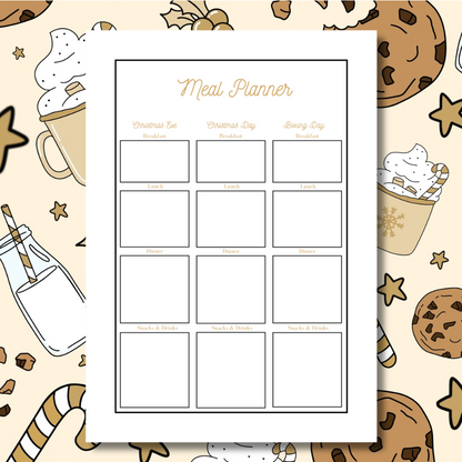 Cookies Christmas 2026 Planner