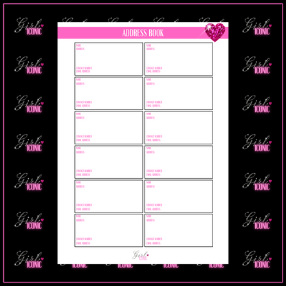 Life Planning & Organisation Page Set - Digital Download