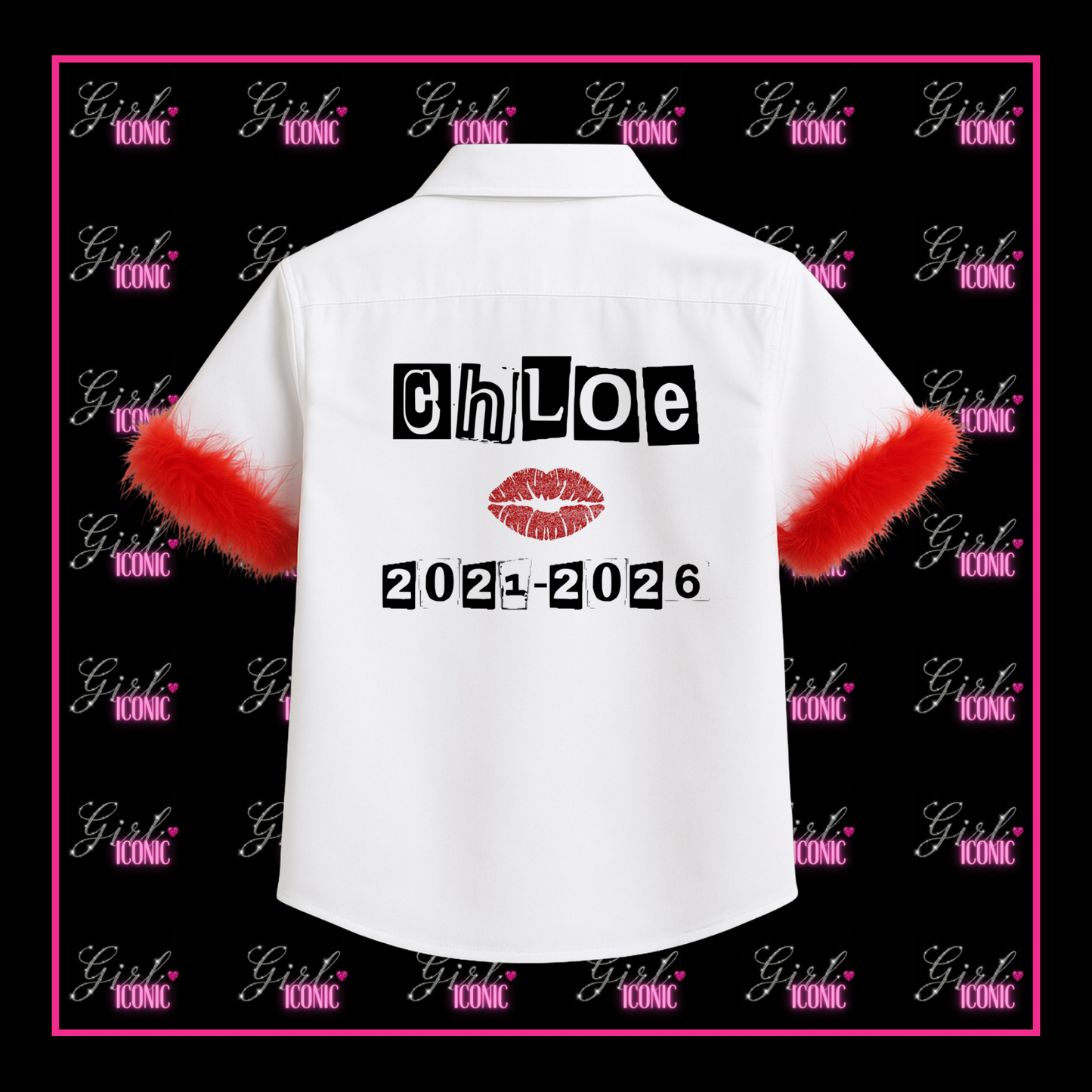 Personalised School Leavers Shirt - Burn Girls