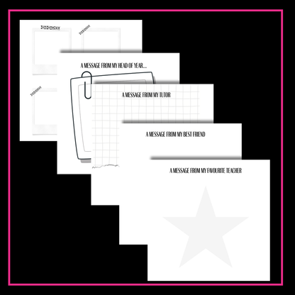 Personalised School Leavers Memory Scrap Book - Bow Bliss