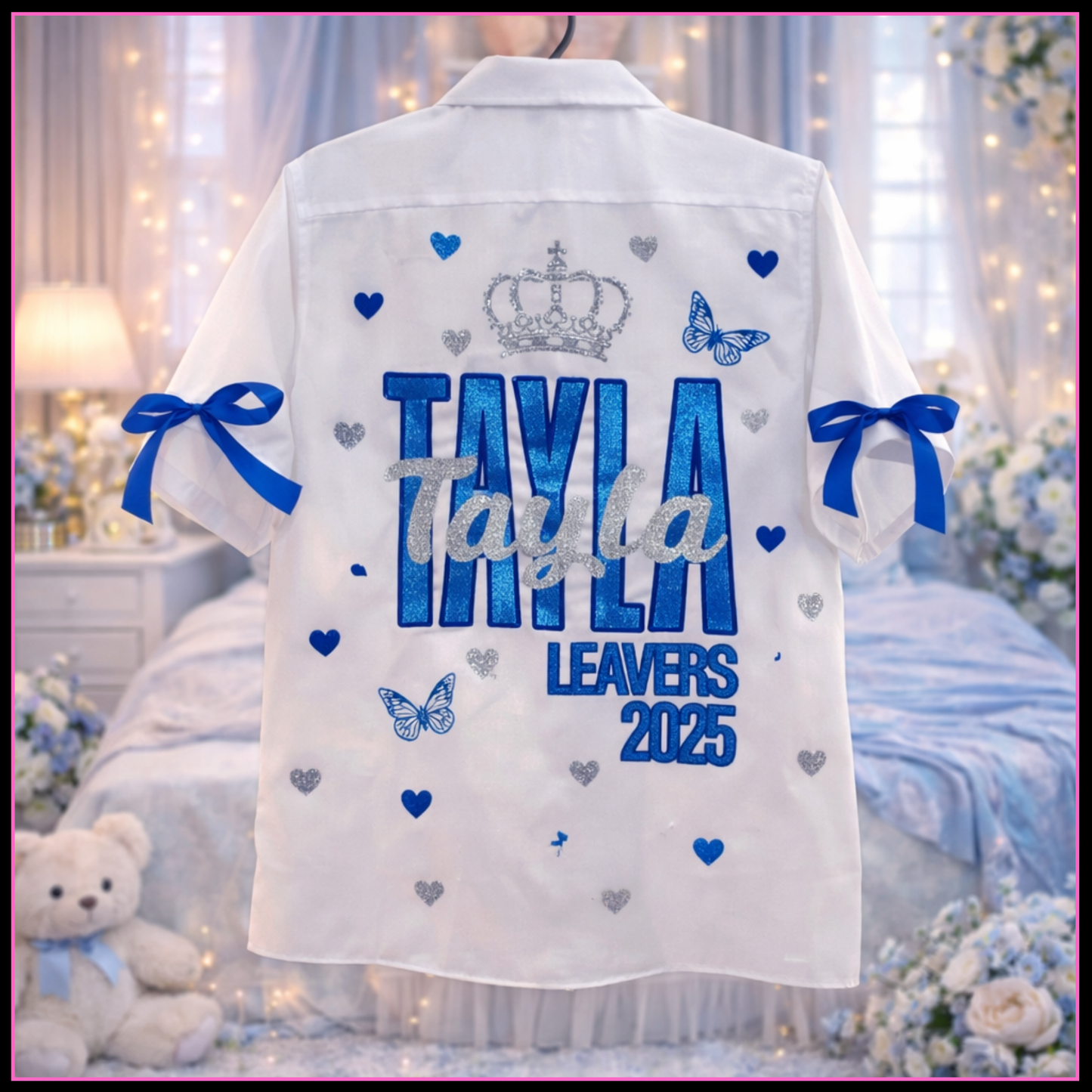 Personalised School Leavers Shirt - Queen of Kisses