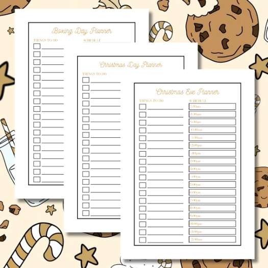 Cookies Christmas 2026 Planner