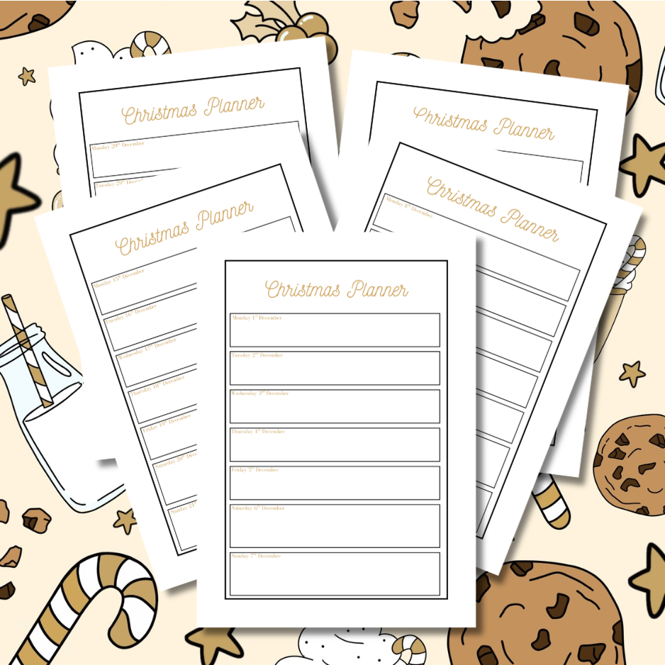 Cookies Christmas 2026 Planner