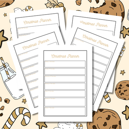 Cookies Christmas 2026 Planner