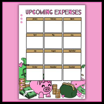 Money & Savings Journal Page Bundle - DIGITAL DOWNLOAD