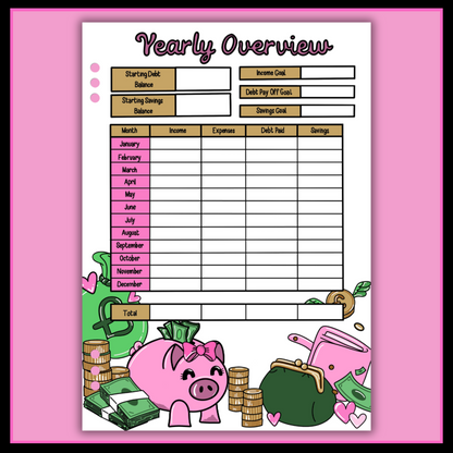 Money & Savings Journal Page Bundle - DIGITAL DOWNLOAD