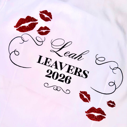 Personalised School Leavers Shirt - Sabrina Kiss