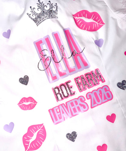 Personalised School Leavers Shirt - Queen of Kisses