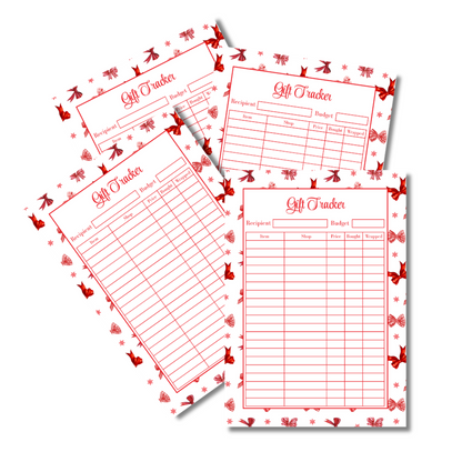 My Everlasting Christmas Planner & Page Insert Bundle 2026 - A4 - Red & Silver Diamond Pen Set