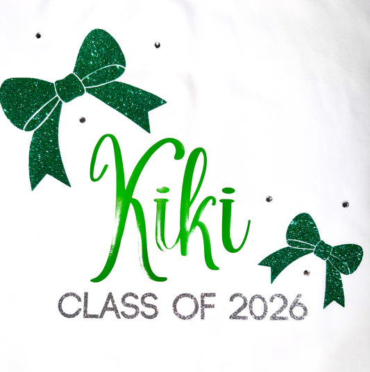 Personalised School Leavers Shirt - Bow Bliss