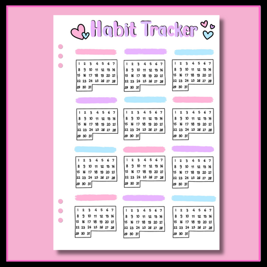 Habit Tracker - Single Page