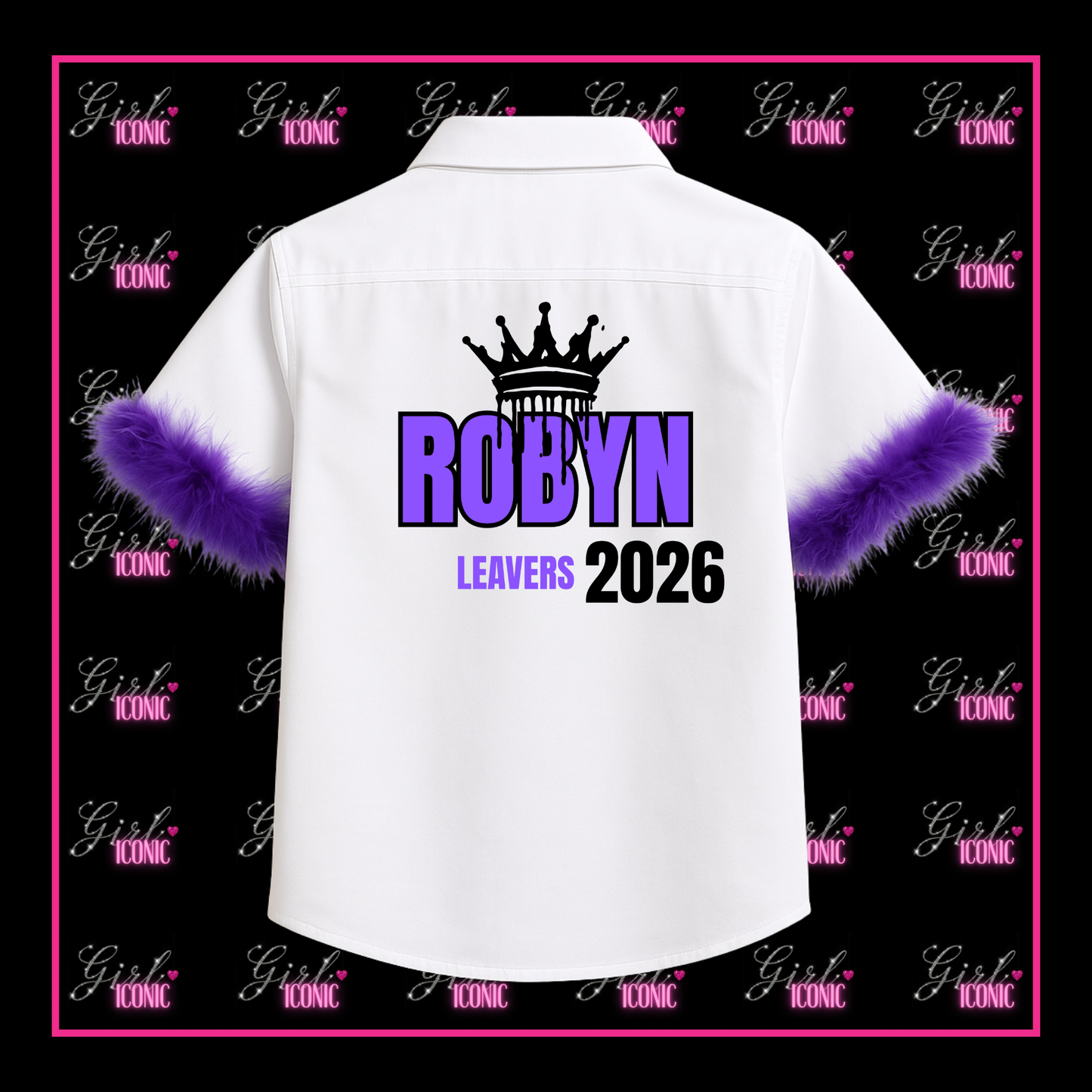 Personalised Unisex School Leavers Shirt - Street Royalty