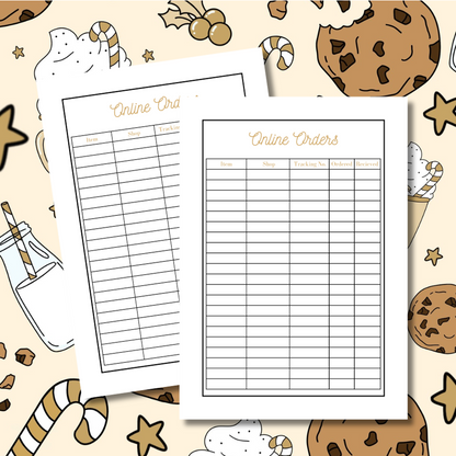Cookies Christmas 2026 Planner