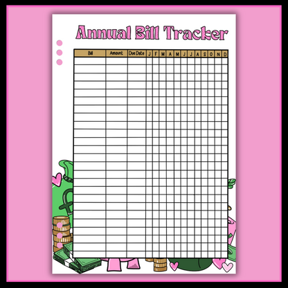 Money & Savings Journal Page Bundle - DIGITAL DOWNLOAD