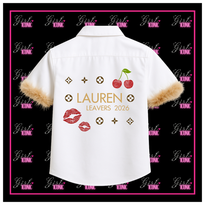 Personalised School Leavers Shirt - Fashion Girly