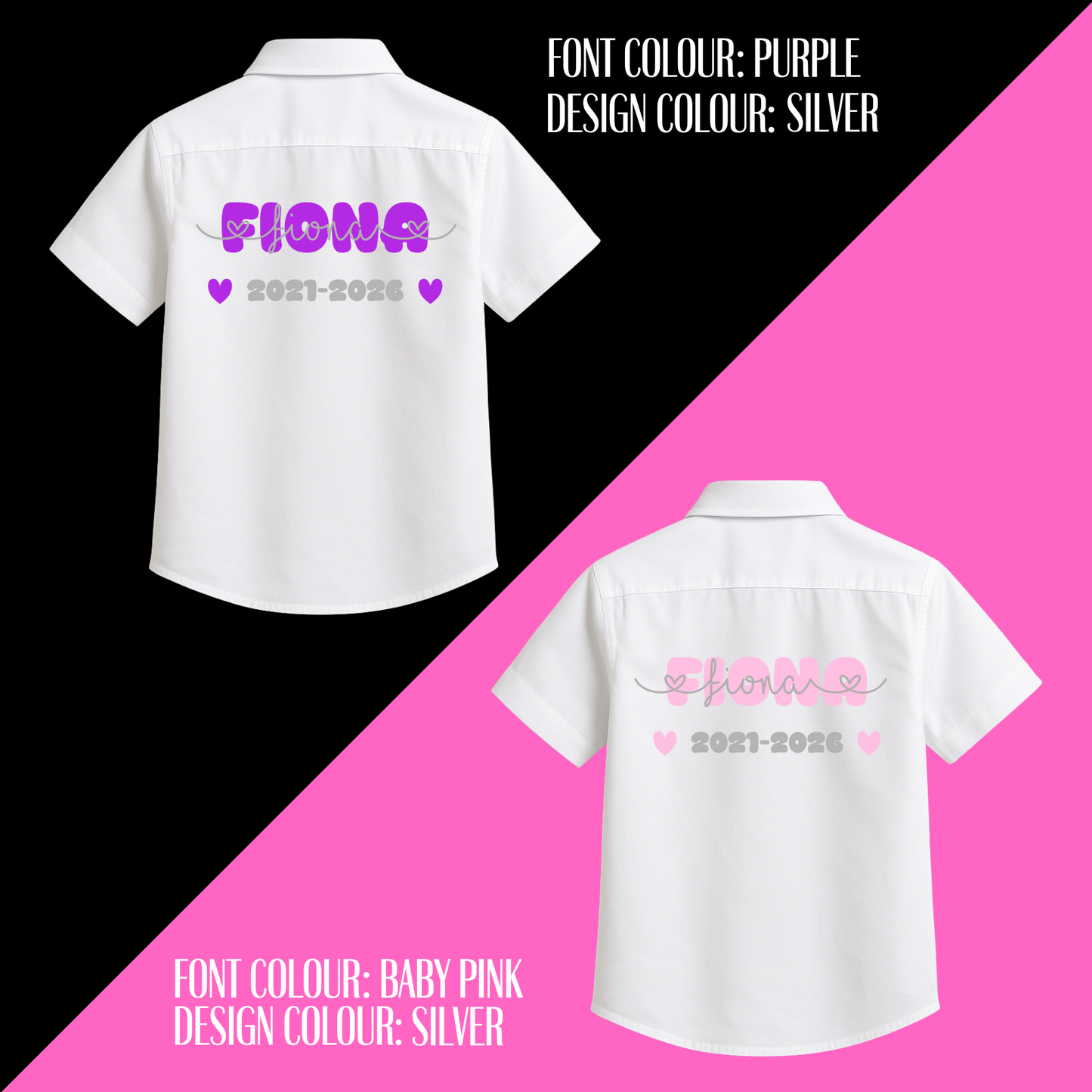 Personalised School Leavers Shirt - Pretty Perfect