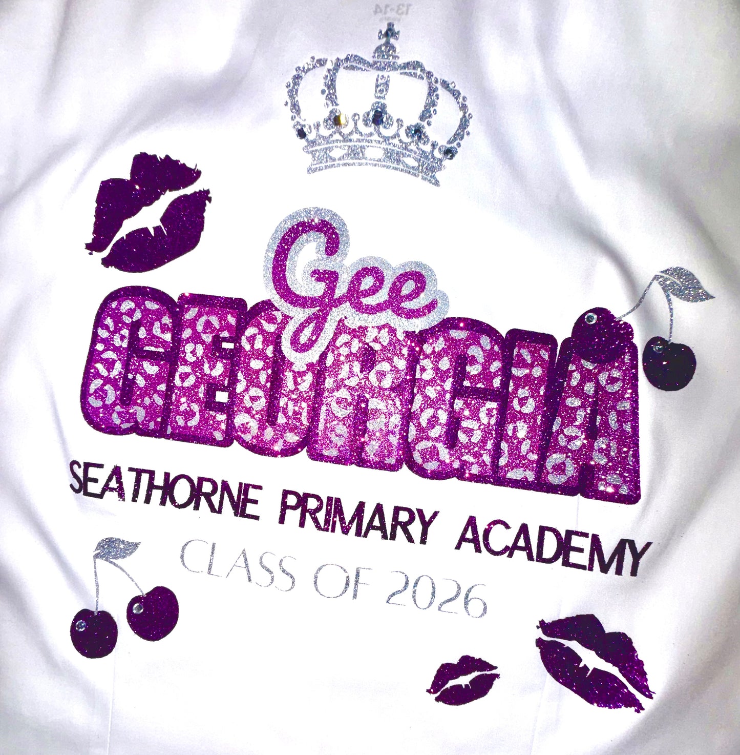 Personalised School Leavers Shirt - Wild Cherry