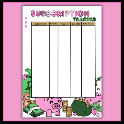 Money & Savings Journal Page Bundle - DIGITAL DOWNLOAD