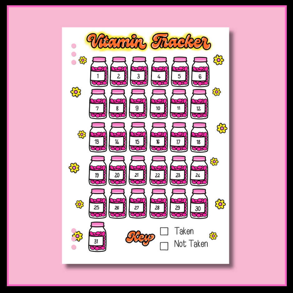 Vitamin Tracker - Single Page