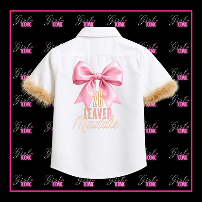 Personalised School Leavers Shirt - Bow Beautiful