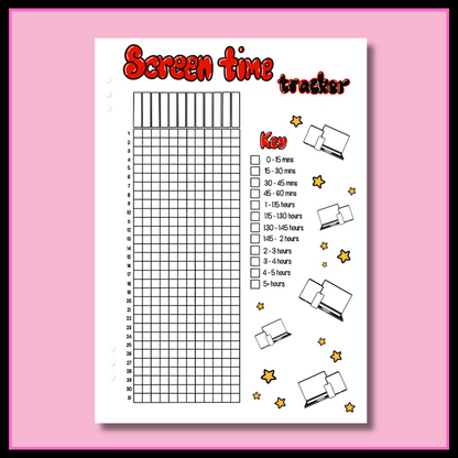 Movies & Tv Journal Page Bundle - DIGITAL DOWNLOAD