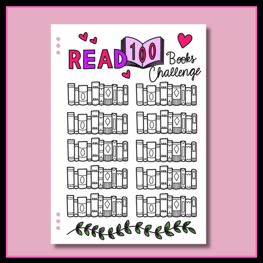 100 Book Challenge - Single Page