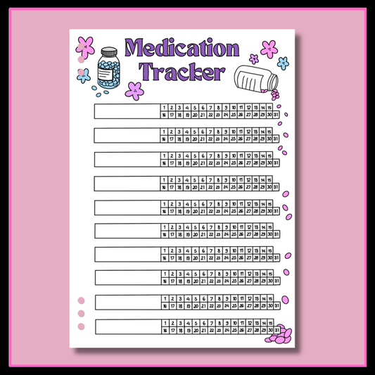 Medication Tracker - Single Page
