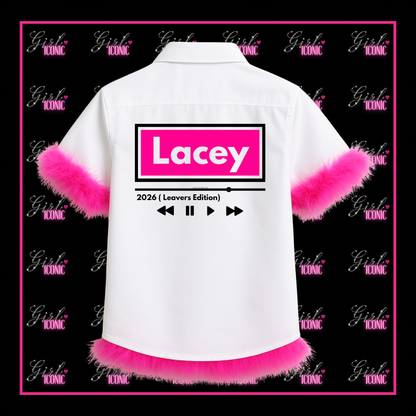 Personalised Unisex School Leavers Shirt - Music Playlist